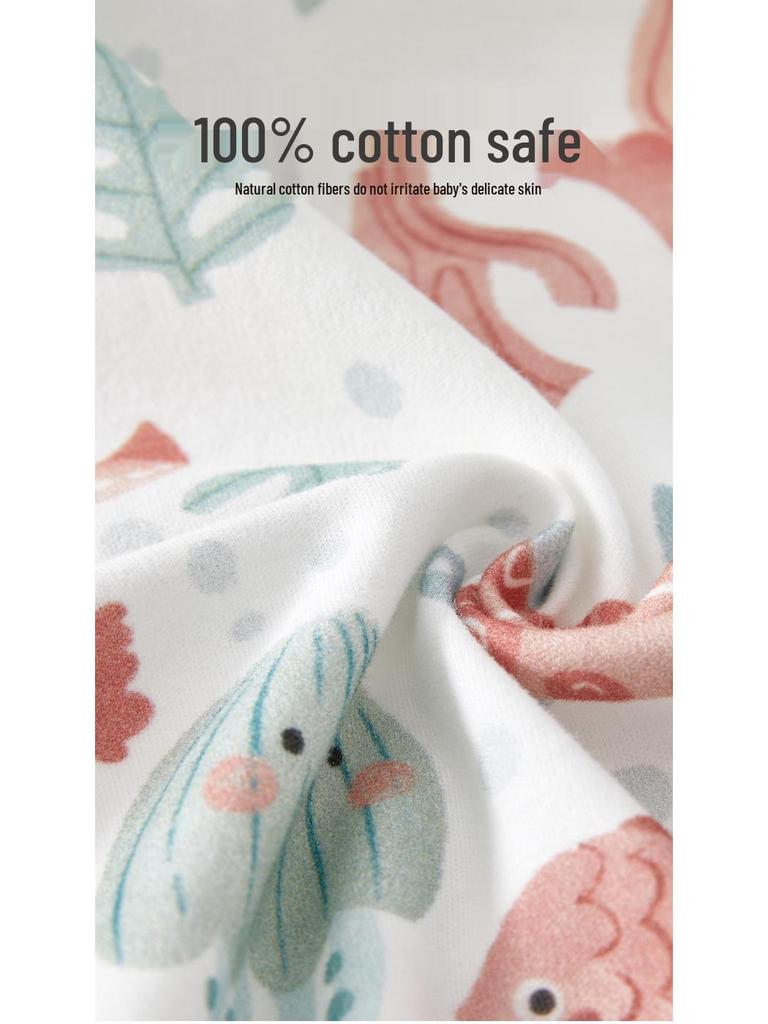 Newborn Baby Onesies: Spring & Autumn Pure Cotton Underwear for 0-3 Months