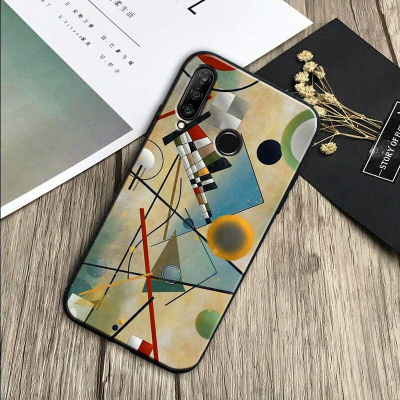 Wassily Kandinsky Abstract For Huawei Nova 7i 3i 8i 11 12i 10 9 SE Y60 Y61 Y70 Y72 Y73 Y90 Y91 P20 P30 Pro P40 Lite Case