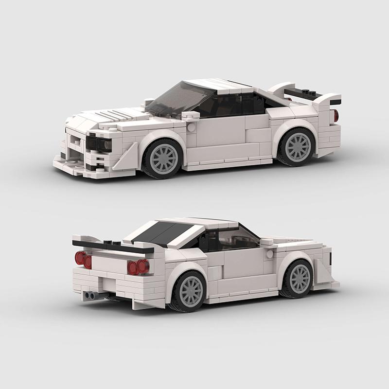 AAYK1 City Technical Speed World Famous Car Building Blocks Racing Fast And Furious Moc Brick Vehicle A80 Supra V2 Toys Kid