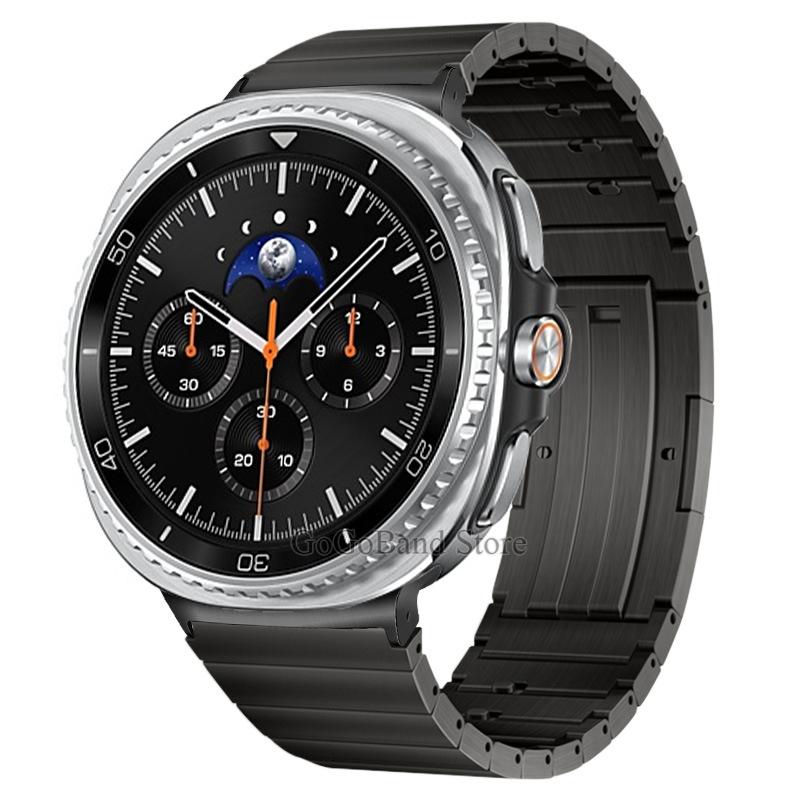 Titanium Strap for Samsung Galaxy Watch 8 40mm 44mm 8 Classic Luxury Metal Band for Galaxy Watch Ultra 2025/Ultra 47mm Wristband