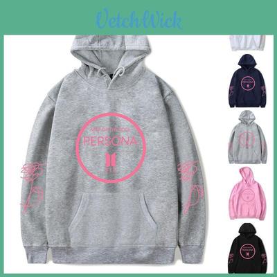 Map Of The Soul Persona Kpop Bts Bangtan Boys Cotton Blend Sweatshirt Hoodie With Hooded Long Sleeves