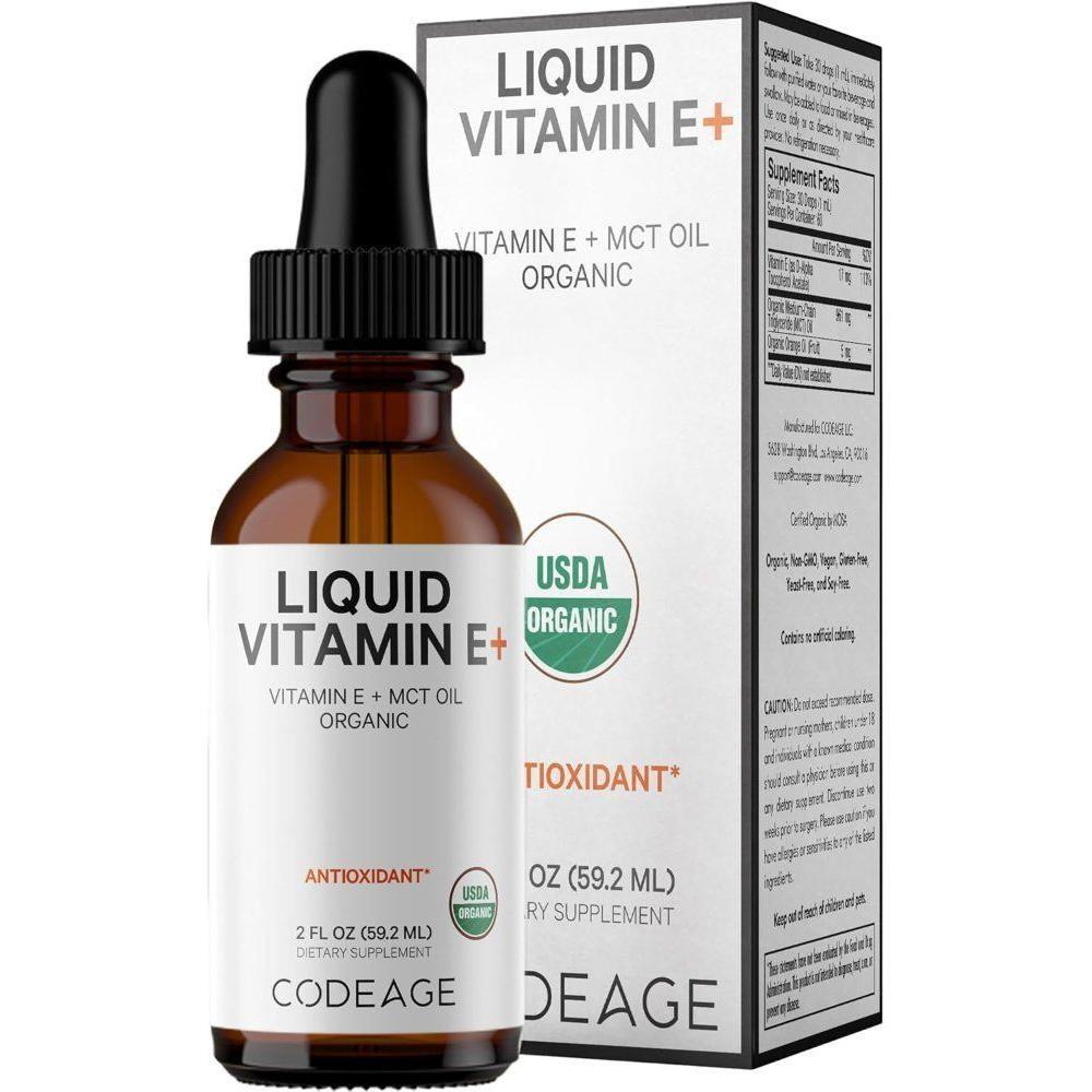 Codeage Vitamin E D-Alpha Tocopherol MCT Oil 59.2ml 1 Pcs