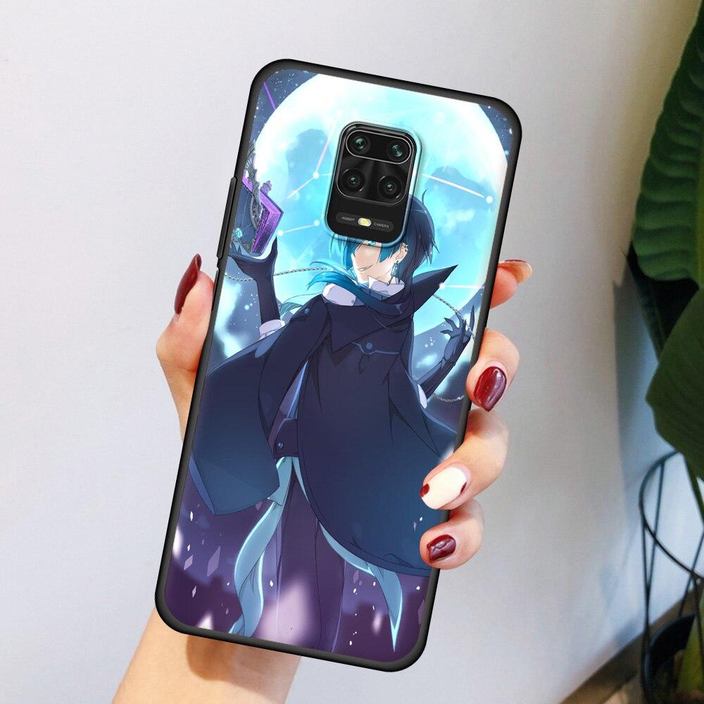 Anime Die Fallstudie von Vanitas Telefon Fall Für Xiaomi Redmi Hinweis 9S 9 8 7 10 Pro 8T 9C 9A 8A K40 Weiche Schwarze Abdeckung Coque Funda