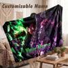 Custom Name Flannel Blanket,Hunter × Hunter Lightweight Warm Bed Blanket For Couch & Holiday Gift