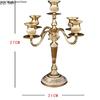 Metal Candle Holders Candlestick Holder Wedding Decorations Romantic Candlelight Dinner Candle Stand Home Decoration Accessorie
