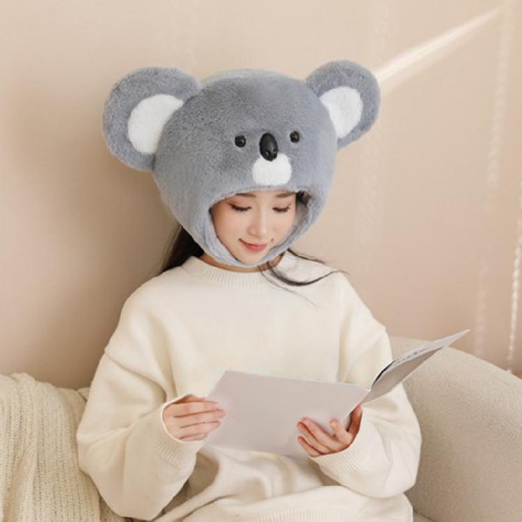 Trendsetting Fun Koala Hat for Douple Engagement Wedding Photo Props Party Wear Novelty Headgear Props