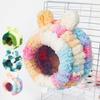 Cute Warm Winter Bird Nest Hanging Bird Cage Accessories Parrot Hideaway Colorful Hammock Garden Decoration