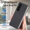 For Samsung Galaxy Z Fold5 5G Carbon Fiber Texture PU Leather+PC Case Precise Cutouts Phone Cover