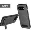 Carbon Fiber Texture TPU Phone Case for Google Pixel 9A Multi‑Angle Kickstand Soft Protective Cover