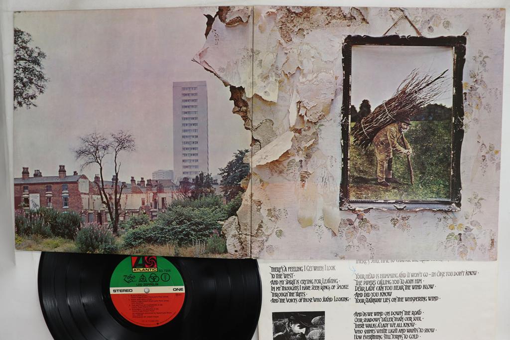 LP Record LED ZEPPELIN Led Zeppelin IV SD7208 ATLANTIC US Rock Used
