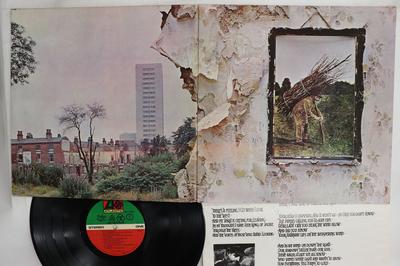 LP Record LED ZEPPELIN  Led Zeppelin IV SD7208 ATLANTIC US Rock Used