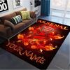 Name Custom FC Logo Arsenal Carpet Rug for Living Room Bedroom Home Sofa Decoration,Kids Play Non-slip Floor Mat