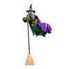 Animated Floating Witch Decoration With Sound & Touch Activated Jaw Movements For Halloween Party Home Garden Decors