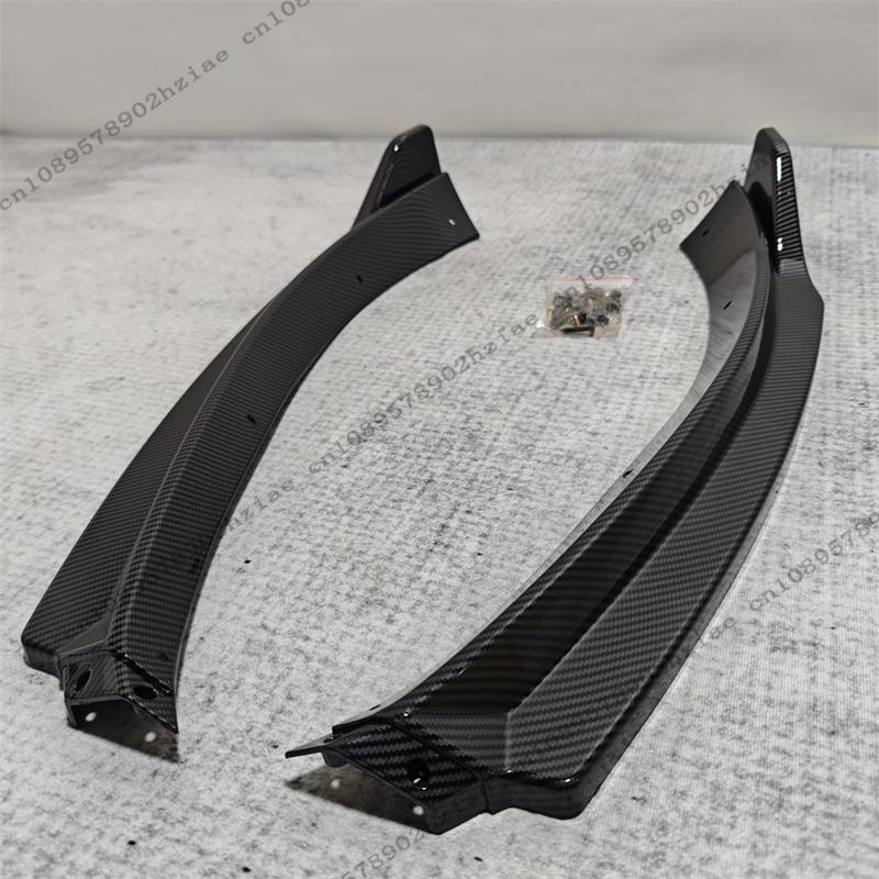 Maxton Style Front Splitter Lip For VW MK6 Golf 6 TSI TDI MPI 2008-2013 Standard Bumper Lip Upgrade Tuning Black Accessories ABS