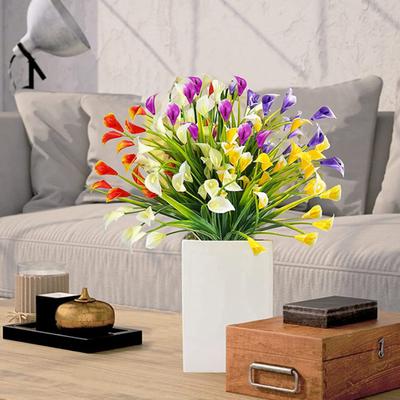 Flor de simulación que no se decolora, centro de mesa útil resistente a los rayos UV, decoración de boda de flores artificiales