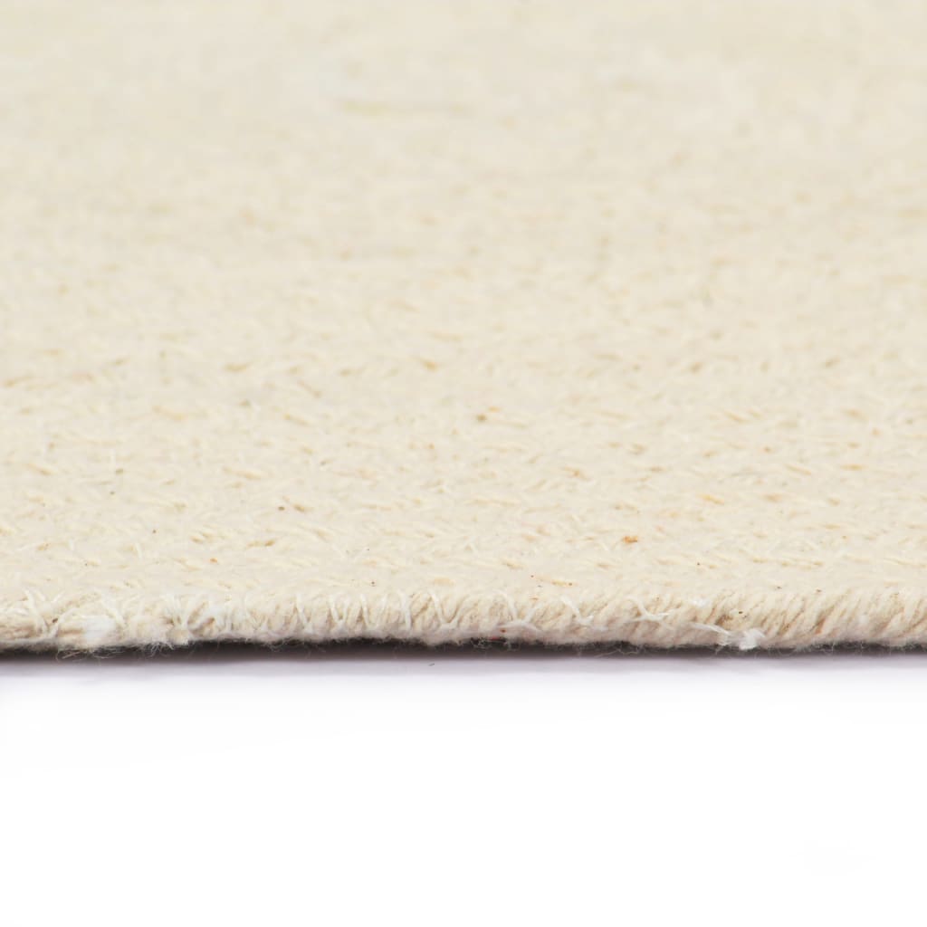 Table Mats Set of 4 Natural Color 38 Cm Round Cotton