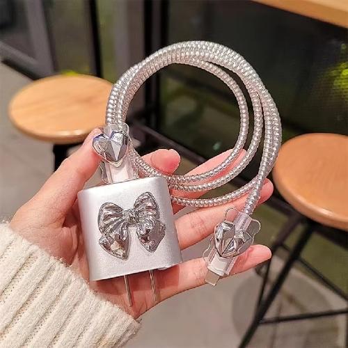 5 Pcs Charger Protective Case Cable Protector For iPhone 18W/20W Fast Charging Cable Data Anti-break Charger Protective Rope