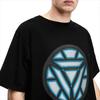 Men Women's Iron Man Heart Graphic Shirts Accessories Funny Cotton T Shirt Tee Clothing Adult