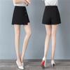 Versatile High Waist Black Shorts Skirt Suit Leisure Loose Clothes