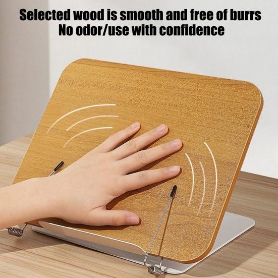 Rotating Folding Reading Stand Adjustable Book Holder with 360° Rotating Bases Foldable Designs