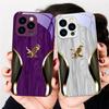 Noble Golden Eagle Ring For iPhone 17 Air 16 E 15 14 13 Plus 12 mini 17 Pro Max 11Pro XR Xs X 7 8 11 Tempered Glass Phone Case