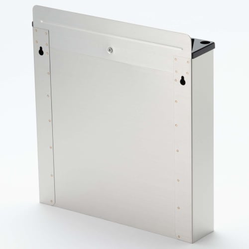 Endo Shoji TKG Large Color Knife Rack with Plastic Plate, AB Type, Black, 18-8mm Body, ABS Resin Lid, Made in Japan, AHU676