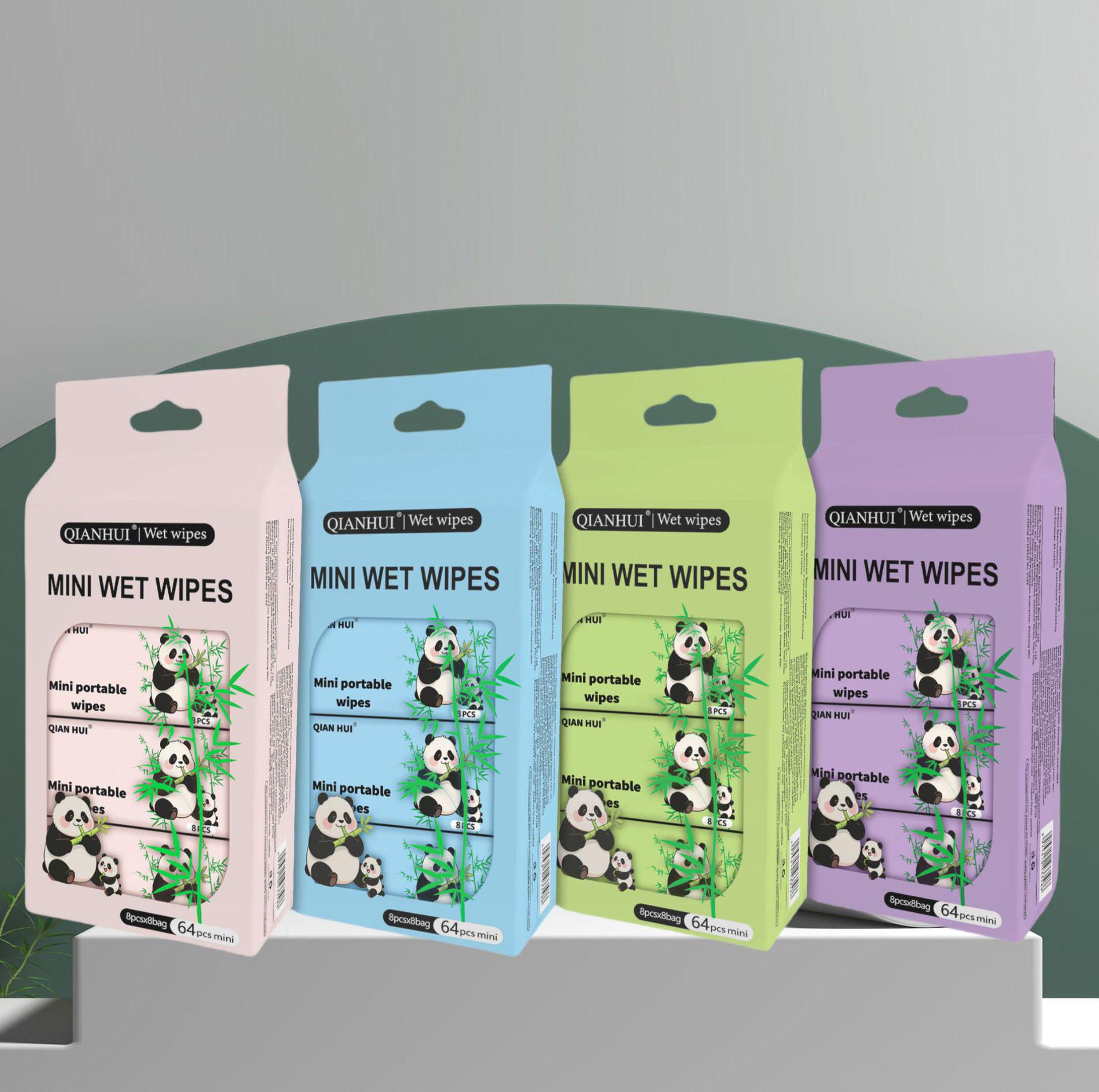 

Портативные мини влажные салфетки для рук и рта младенцев и детей