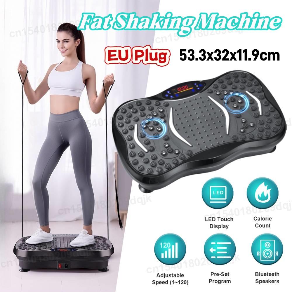 Vibration Plate Exercise Machine Bluetooth-Compatible Rhythm Machine Adjustable Speed Full Body Shaker Home Training Equipment