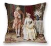 European Royal Woman Beauty Portrait Painting Cushion Covers Decorative Pillow Case For Sofa 45X45cm