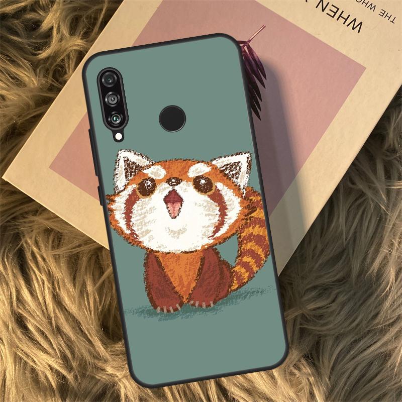 

Red Panda Cute Animal For Huawei Nova 11i 12i 3i 7i 8i 9 10 SE Y60 Y61 Y70 Y72 Y73 Y90 Y91 P20 P30 P40 Lite Case Huawei Nova Y61