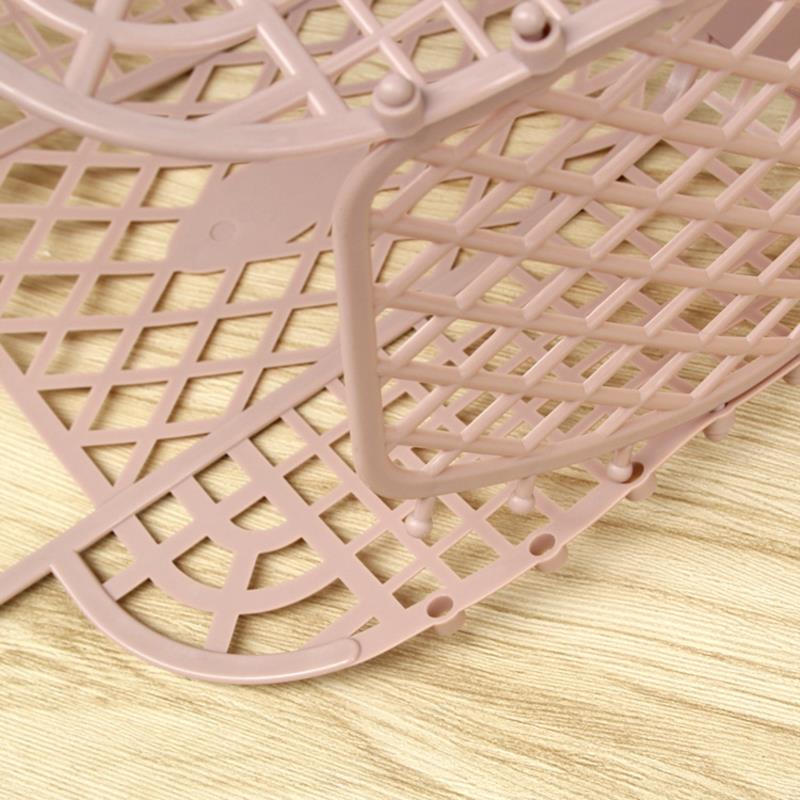Large-Capacity Bag Hollow Jelly Portable Tote Bag Reusable And Easy Clean Basket