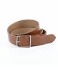 THE-ABON L'Or Square Faux Leather Belt Camel