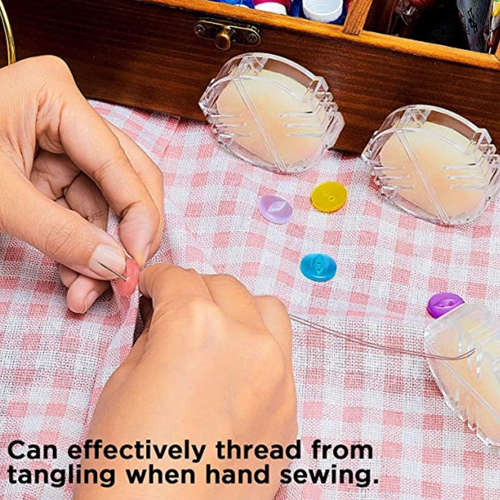 6Pcs Thread Wax Box Packed Odourless Durable Smoothing Multi Purpose Thread Conditioner for