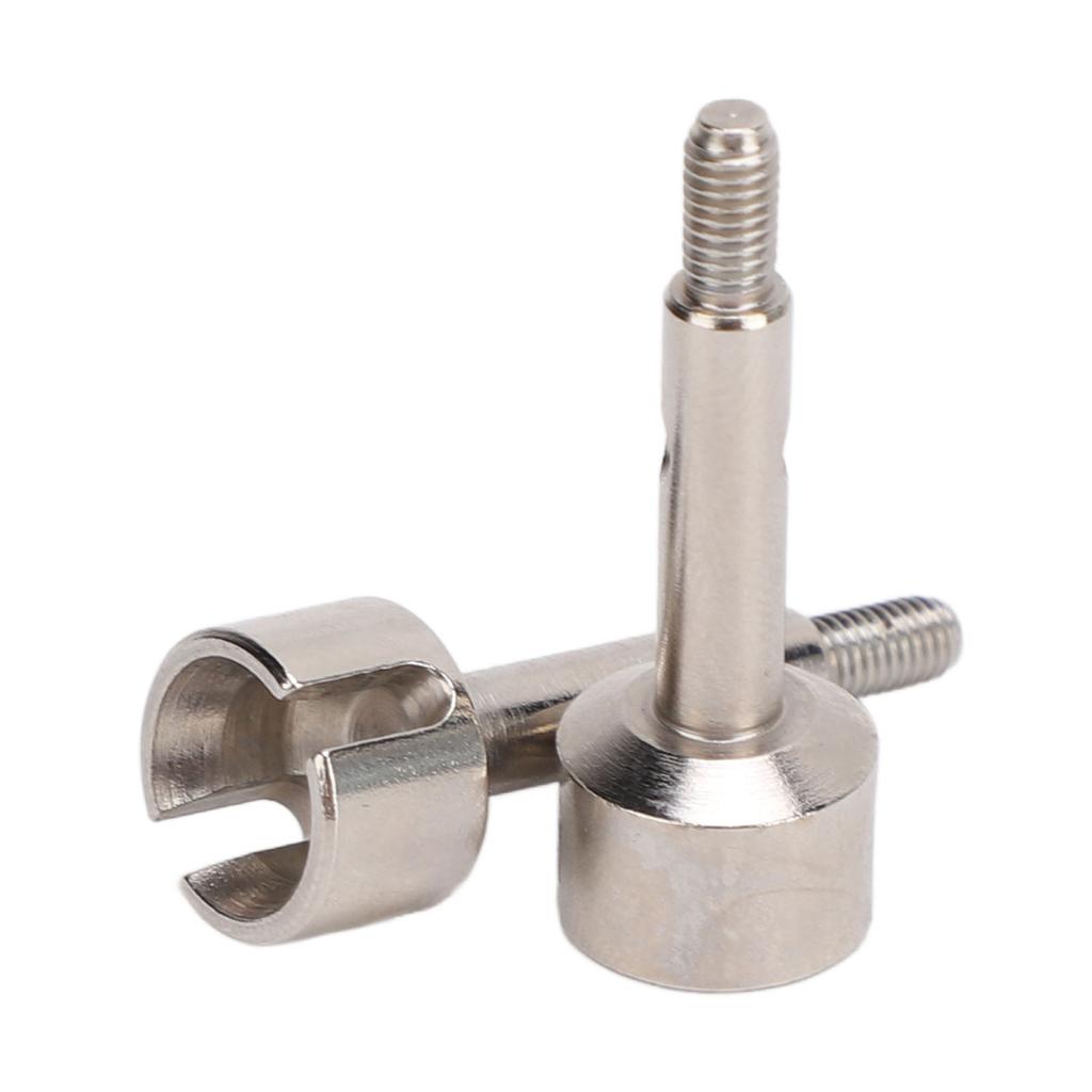 2pcs RC Rear Wheel Axle Cups for WLTOYS 124008 124010 Remote Control Car Metal Wheel Stub Axle Shaft