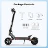 iScooter IF1 Nessun ABE Scooter Elettrico Fuoristrada Batteria 48V10Ah Motore 1200W Ruote da 10 Pollici Fuoristrada Autonomia 50KM Carico 150KG E-Scooter