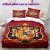 Spain Football Soccer Pattern Bedding,Quilt Set Quilt Cover Pillowcase Home Birthday Gift (1*duvet Cover+2*pillowcase,without Core)