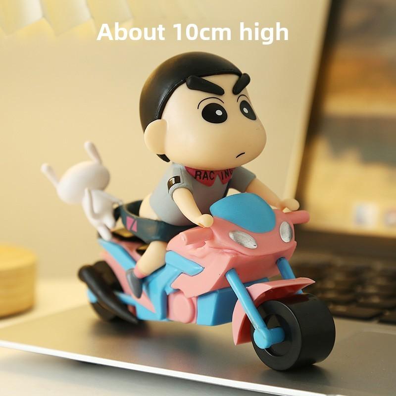 Shin Crayon Chan Motorcycle Model Toy Desktop Decoration Children Gift Birthday