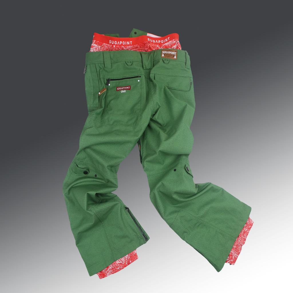SUGAPOINT Men'S Snowboard/Ski Slim Fit Pants With Gore-Tex Function And Waterproof Seam Taping Jerome P
