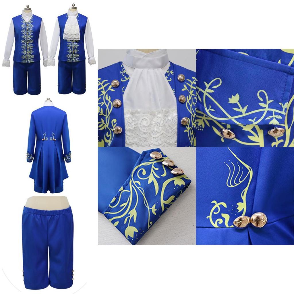 Enchanting Beauty And The Beast Adult Cosplay Prince Adam Costume For Halloween