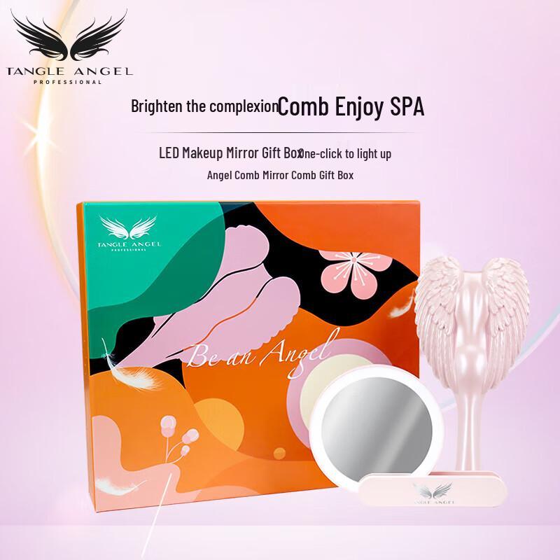 

Tangle Angel LED Folding Mirror & Comb Set