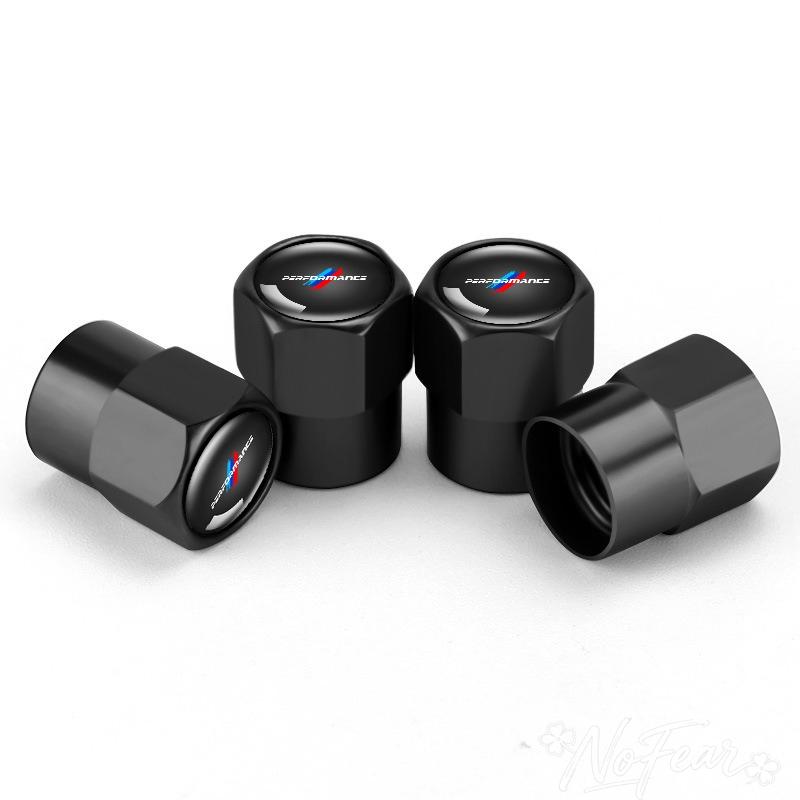 

For BMW Performance X1 X3 X4 X5 E46 E90 F20 E60 E39 F10 M1 M2 M3 4Pcs Metal Car Wheel Tire Air Valve Dust Caps Rim Accessories