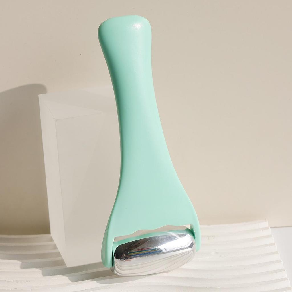Cross-Border Metal Rose Gold Facial & Body Ice Massage Roller