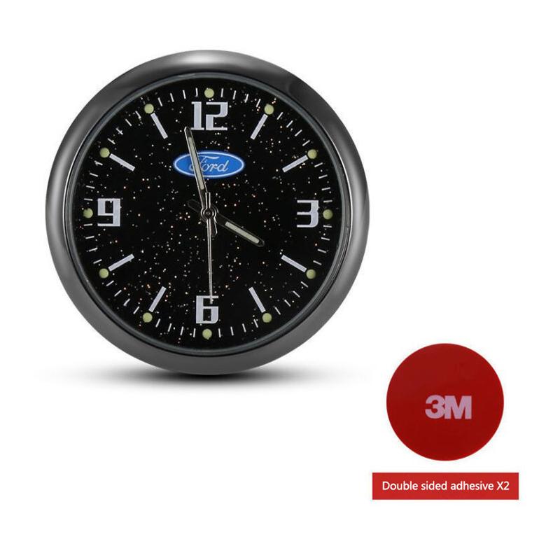 

Car Sticker New Car Interior Electronic Quartz Styling Decoration Clock Watch For Ford Mustang Bronco GT Mach 1 Ecoboost Mach E