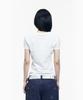 AAKAM Eyelet Corset Half Top (White)