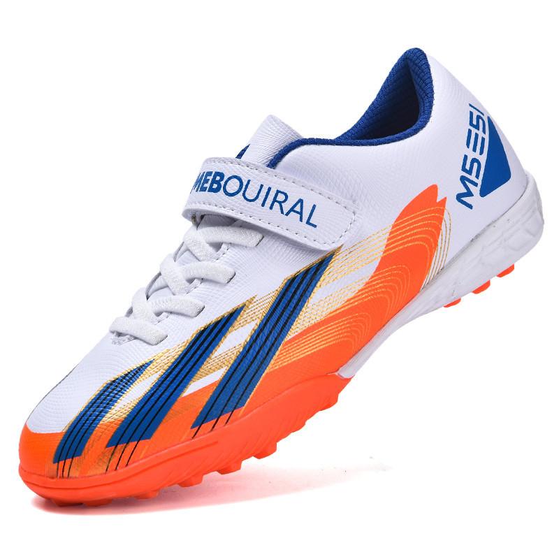 Children'S Football Shoes Boys And Girls Teenagers Tf Broken Nails Artificial Turf Ag Nails Leather Foot Training Shoes Lightweight