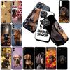 Cover for Samsung Galaxy S24 S25 S23 FE Ultra Plus S7 Edge S25+ S23+ A56 5G Casing Silicone Phone Case Wallpaper Dachshund Dog