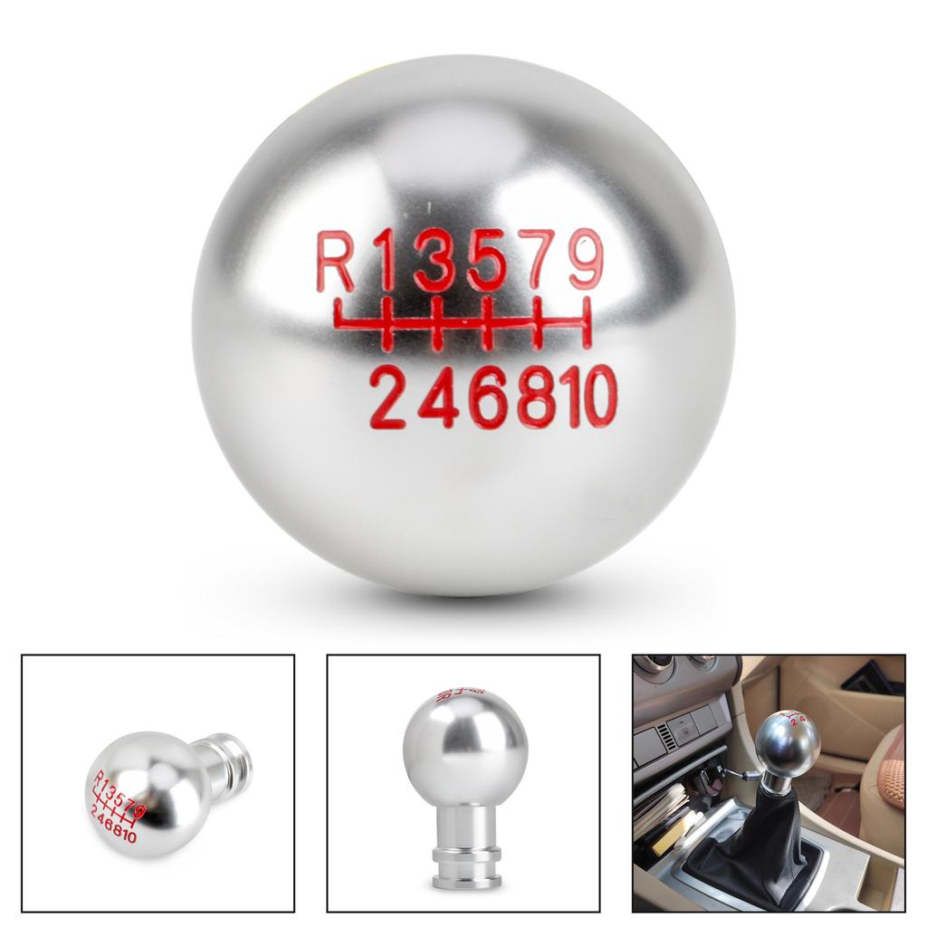 Aluminum 5/6/10 Speed M12 gear lever knob Universal Car Gear Shift Knob Manual Automatic Gear Lever Knob Shift Lever M8 M10
