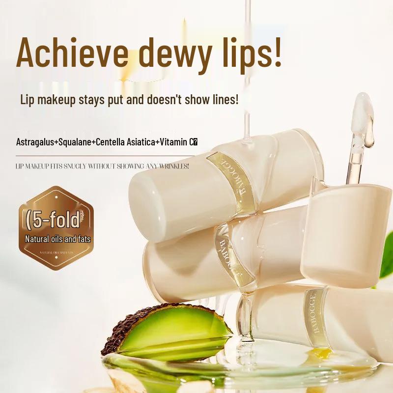 Vitamin C Hydrating Lip Oil for Softening Cuticles & Fading Lip Lines, Moisturizing Treatment for Dryness, Cracking, & Lip Mask Enhancement