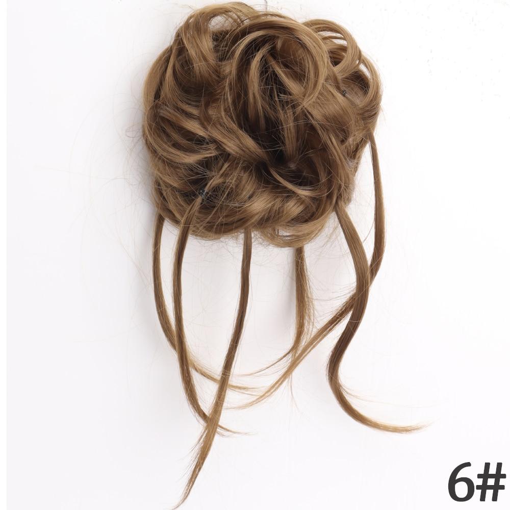 

MERISIHAIR женский короткий волнистый шиньон из синтетического волокна, небрежный пучок для наращивания волос, женская повседневная одежда, короткий шиньон 8 cm