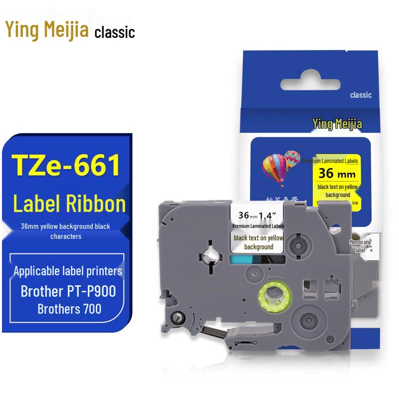 Yingmeijia Compatible Brother TZe Label Tape